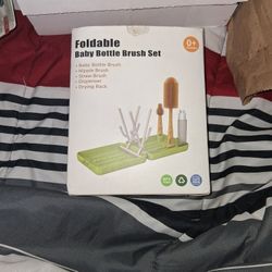 Foldable Baby Bottle Brush Set