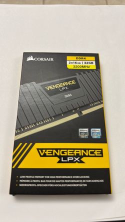 Corsair vengeance DDR4 3200MHZ 32GB 2x16GB INTEL AMD XMP EXPO