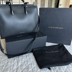 Like New Strathberry Tote - Black - Handmade/Authentic