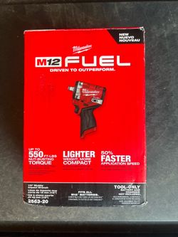1/2" Stubby Impact Wrench