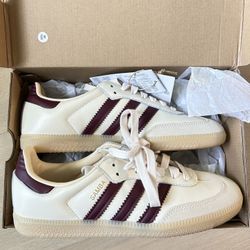 Samba OG Maroon Beige Leather