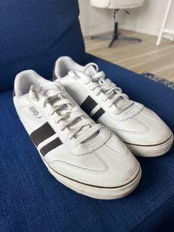 DVS White/Brown Skate Shoes – Good Condition