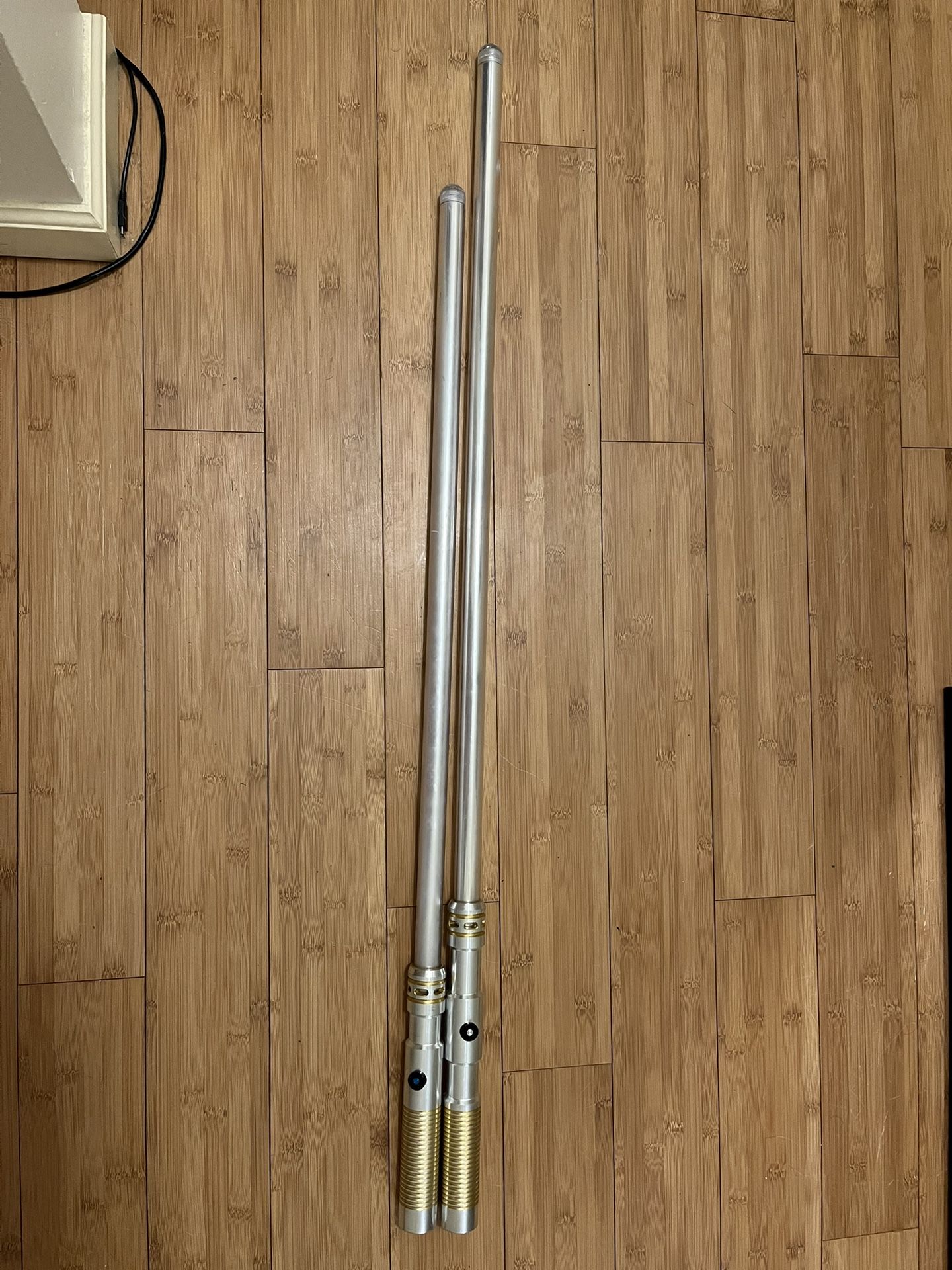 Custom Full Contact Dueling Lightsabers - Teal Color, No Sound