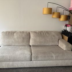 Couch And Large Ottoman 