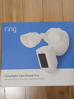 (NEW) Ring Floodlight Cam Wired Plus