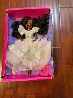 1992 Mattel Secret Hearts Barbie #3836 African American Doll New Vintage