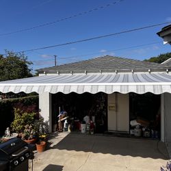 Retractable awnings
