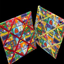Handcrafted Children’s Quilted Fabric Memo/Photo Boards (2 available)