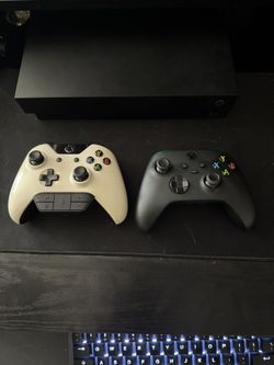 1TB SSD U Xbox One X W/ Kinect+ adapter plus more