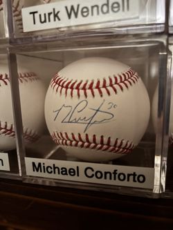 Michael Conforto Signed Baseball Mets