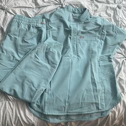 Seaglass Figs Scrub Set Size Medium