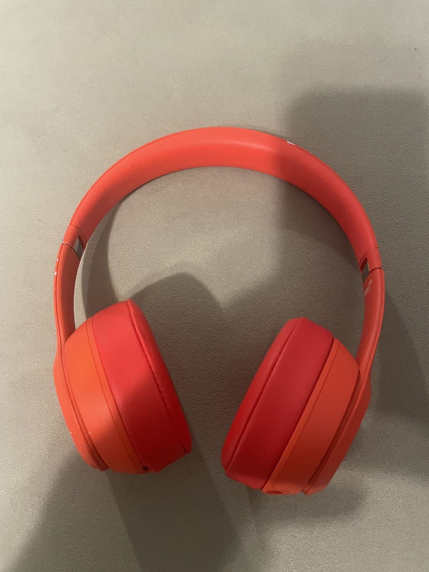 Beats Solo3 Wireless Headphones- Citrus Red