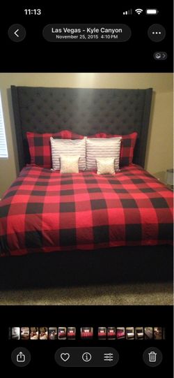 Diamond tufted headboard