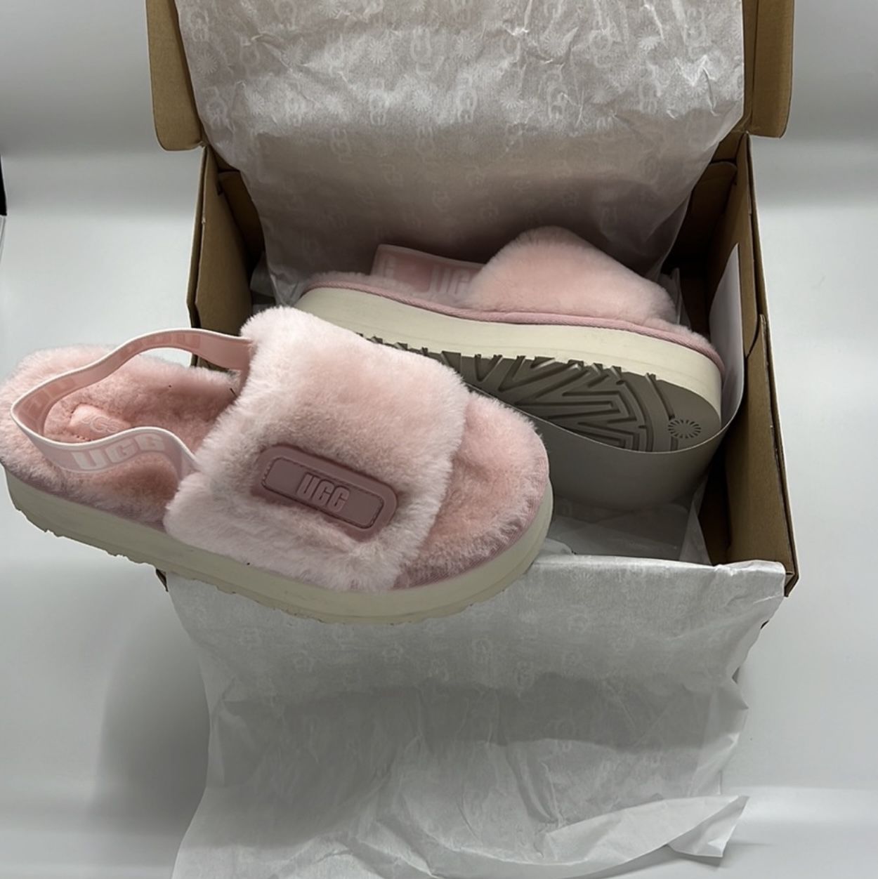 UGG Pink Disco Slides 
