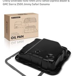 A-Premium Transmission Oil Pan with Drain Plug & Gasket Compatible with 4L60-E 4L65-E 4L70-E Transmission & Chevy Silverado 1-2013 Tahoe Expre