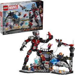 LEGO Marvel Captain America Civil War Action Battle Building Toy with 8 Minifigures & Ant Man