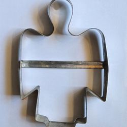 Antique Primitive Farmhouse Tin Cookie Cutter