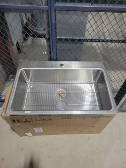 Kohler Top Or Under Counter Mount Kitchen Sink 33"x9"