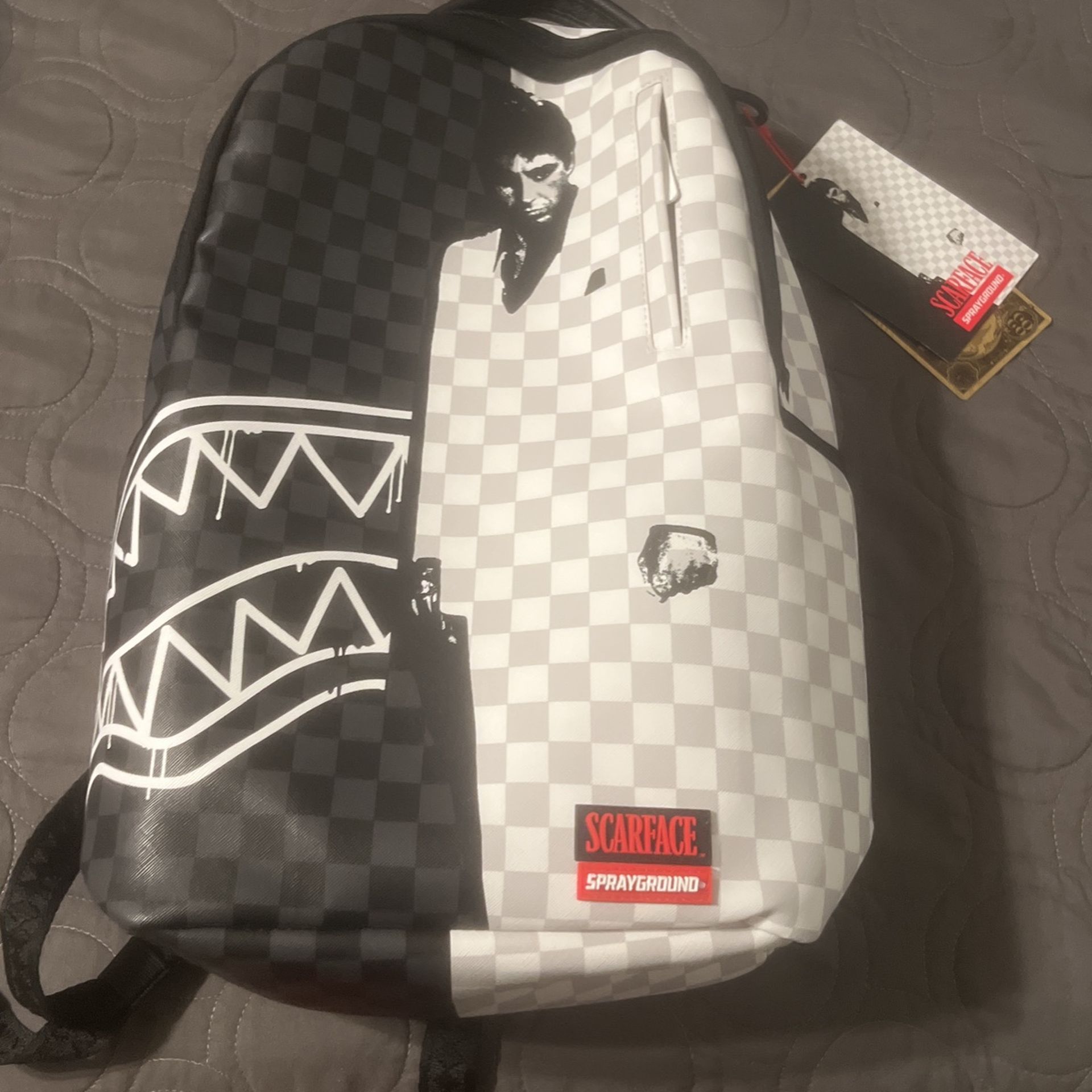 scarface sprayground backpack (brand new)
