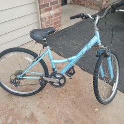 Young Adult Female bike