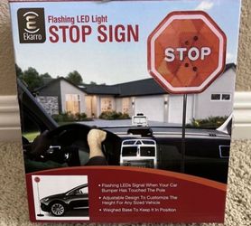 Brand New Flashing LED Light Stop Sign