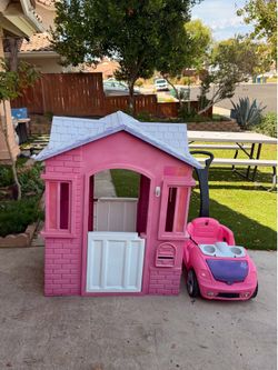 play house and push cart