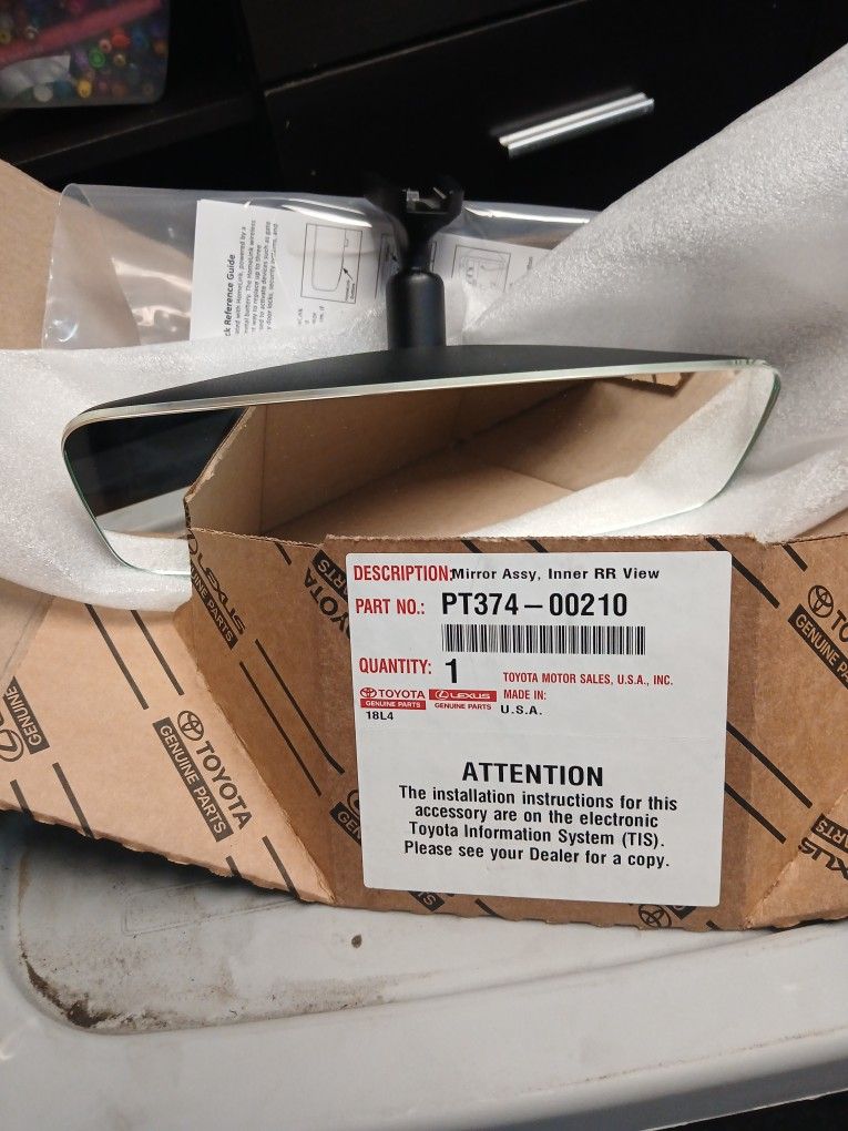 Toyota Lexus Mirror Assy, Inner RR View