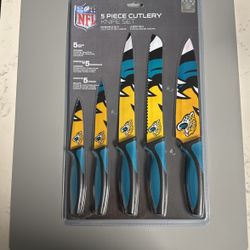 5 Piece Jaguars Cutlery Knife Set