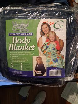 Weighted Washable Body Blanket. NEW