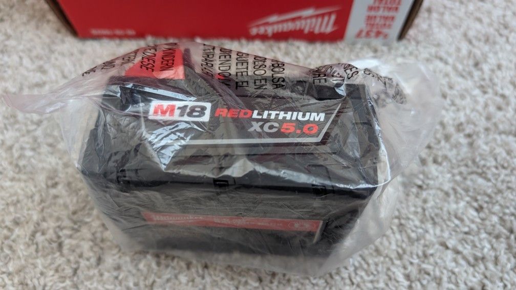 Milwaukee M18 XC 5.0 Ah Extended Capacity Battery