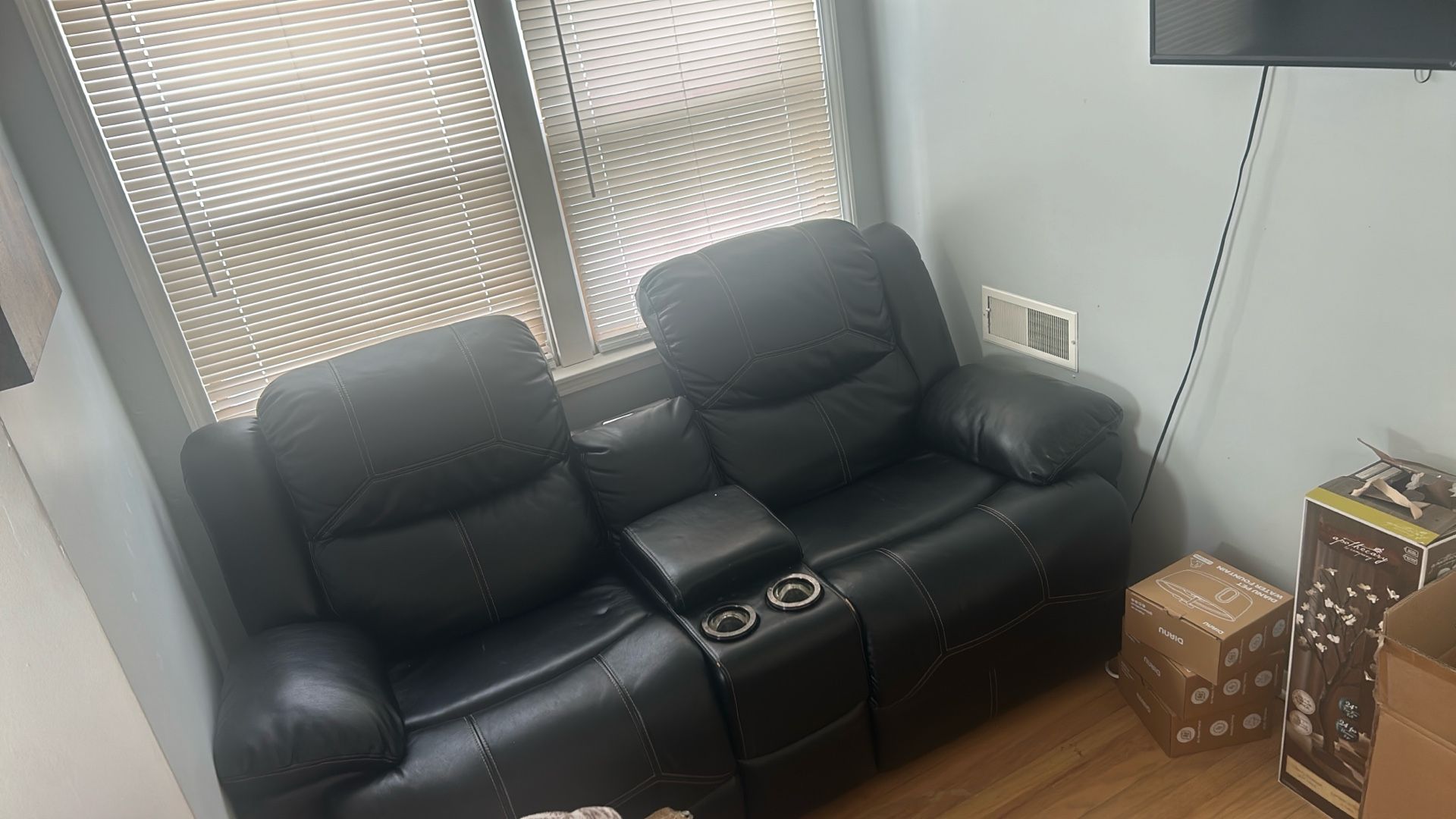 Recliner Sofa(black)