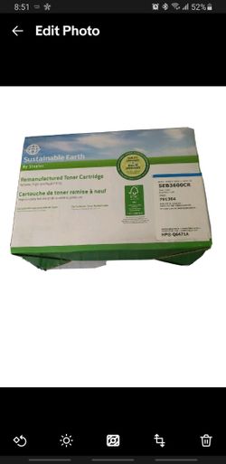 HP Q6471A Cyan toner Cartridge New by sustainable earth brand