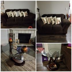Couch, Loveseat and Coffee Tables 