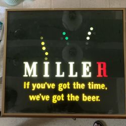 Beer Sign Miller 