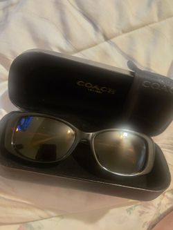 LIKE NEW COACH SUNGLASSES NO FLAWS WITH BOX SEE ALL PICS