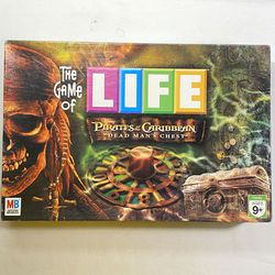 The Game Of Life Pirates Of The Caribbean Dead Man's Chest Used Board Game 