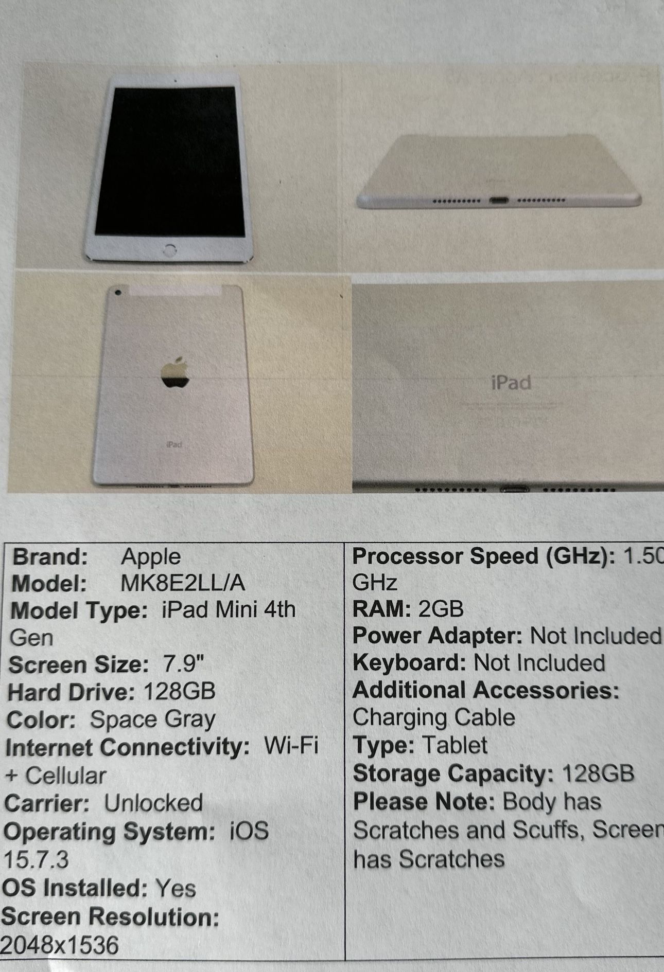 iPad Mini 4