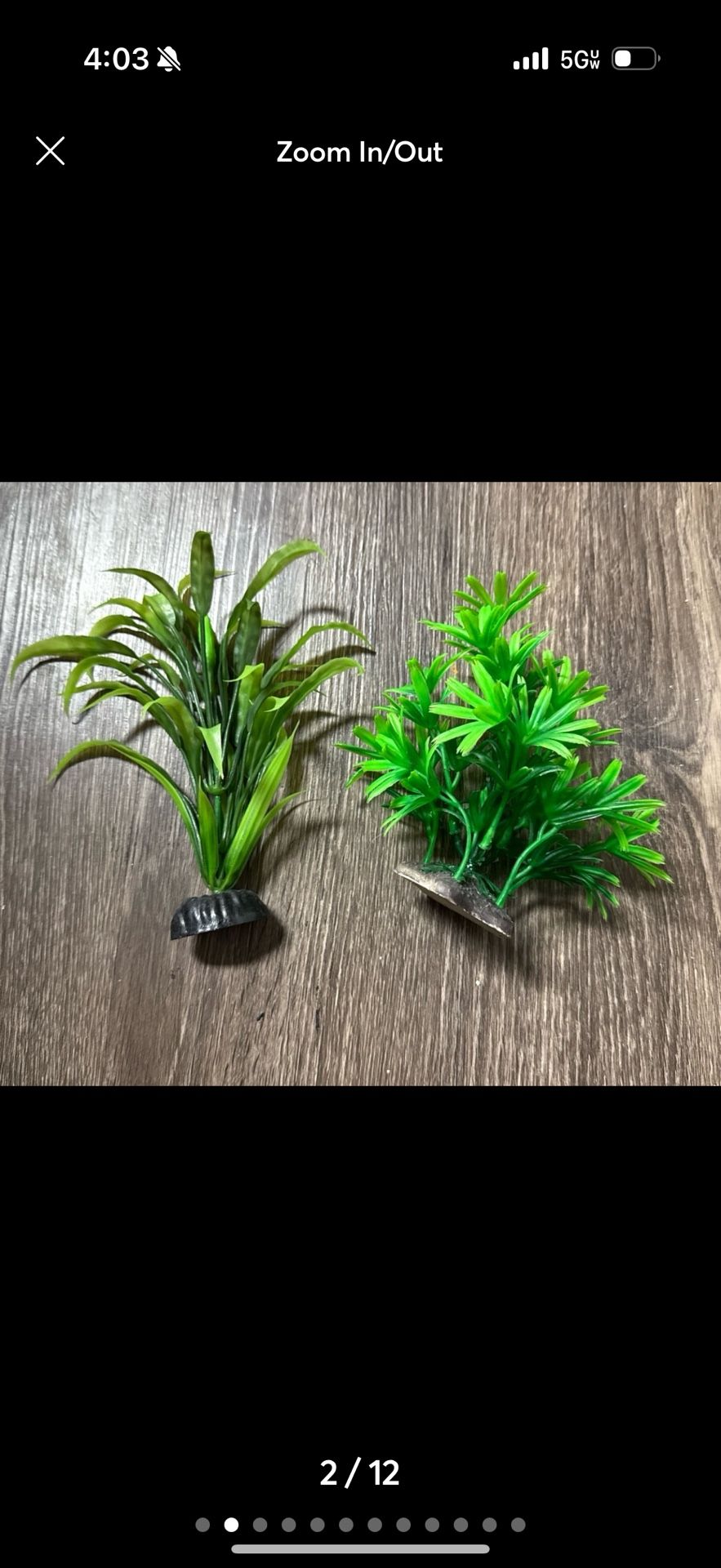 artificial plastic aquarium plants fish decorations lot