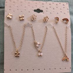 Brand New Variety Earring And Necklace Set