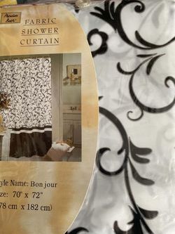 New Fabric Shower Curtain
