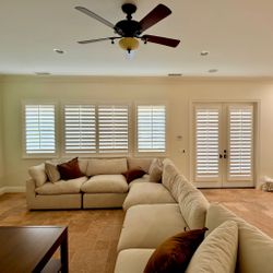 Handcrafted Solid Wood Shutters - Custom Fit Interior Window Coverings & Closet Doors - Free In Home Estimates & Quick Quotes (Persianas de Madera)