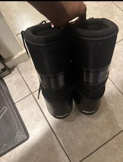 ICON GLANCE BLACK SATIN MOON BOOTS