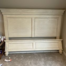 King Bed Frame (with Box Springs) 