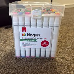 Alcohol Markers With Carrying Case