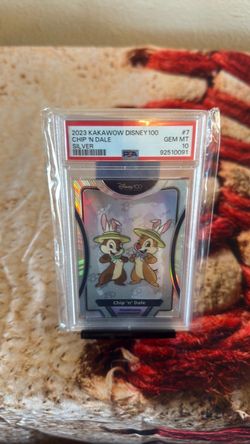 2023 Kakawow Disney100 Chip 'N Dale Silver #7 PSA 10