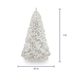 White Christmas Tree