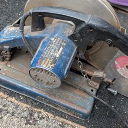 Ryobi 14" cut off machine works great