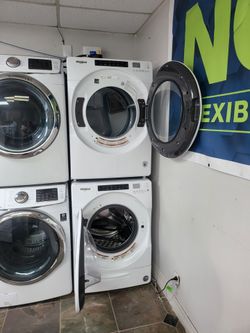 SET WHILPPOL WASHER AND DRYER ELECTRIC