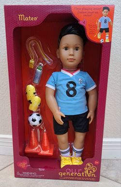 Our Generation "Mateo" Doll new in boxn, 18in