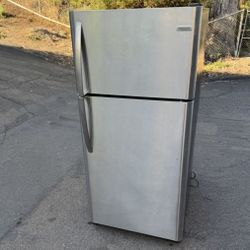 Stainless Steel Household Refrigerator Fridge Freezer Great For Garage